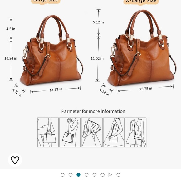 Kattee Soft Genuine Leather Purse/ Handbag.   Excellent Condition. - Picture 4 of 9